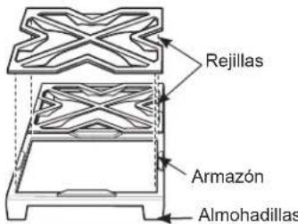 Monogram ZDP486NRPSS - Rejillas del quemador - 1