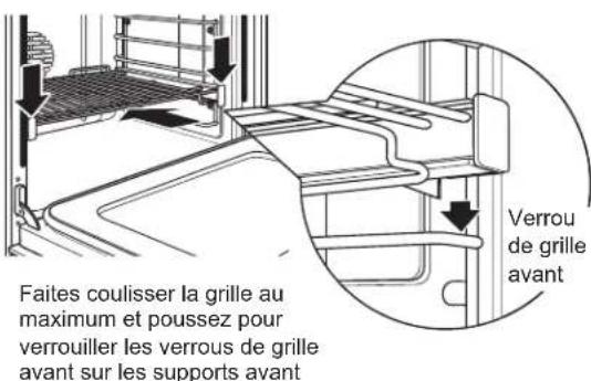 Monogram ZDP486NRPSS - Pour replacer une grille : - 2