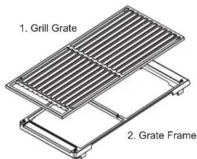 Monogram ZDP486NRPSS - Reassemble the Grill: - 1