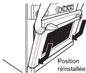 Monogram ZDP486NRPSS - Pour réinstaller la porte : - 3