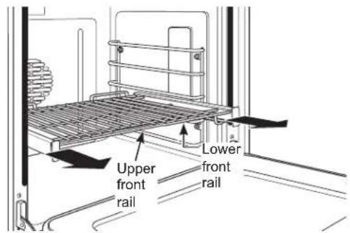Monogram ZDP486NRPSS - To remove a rack: - 2