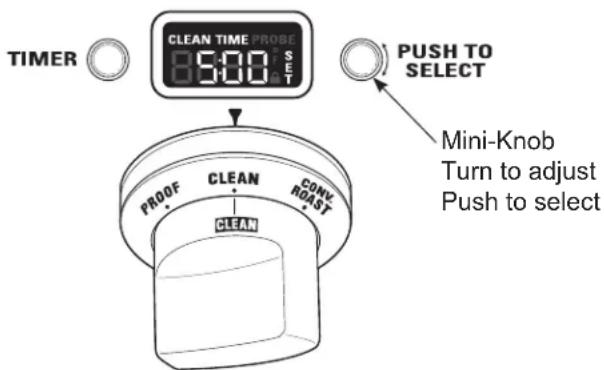 Monogram ZDP486NRPSS - How to set the oven for cleaning - 1