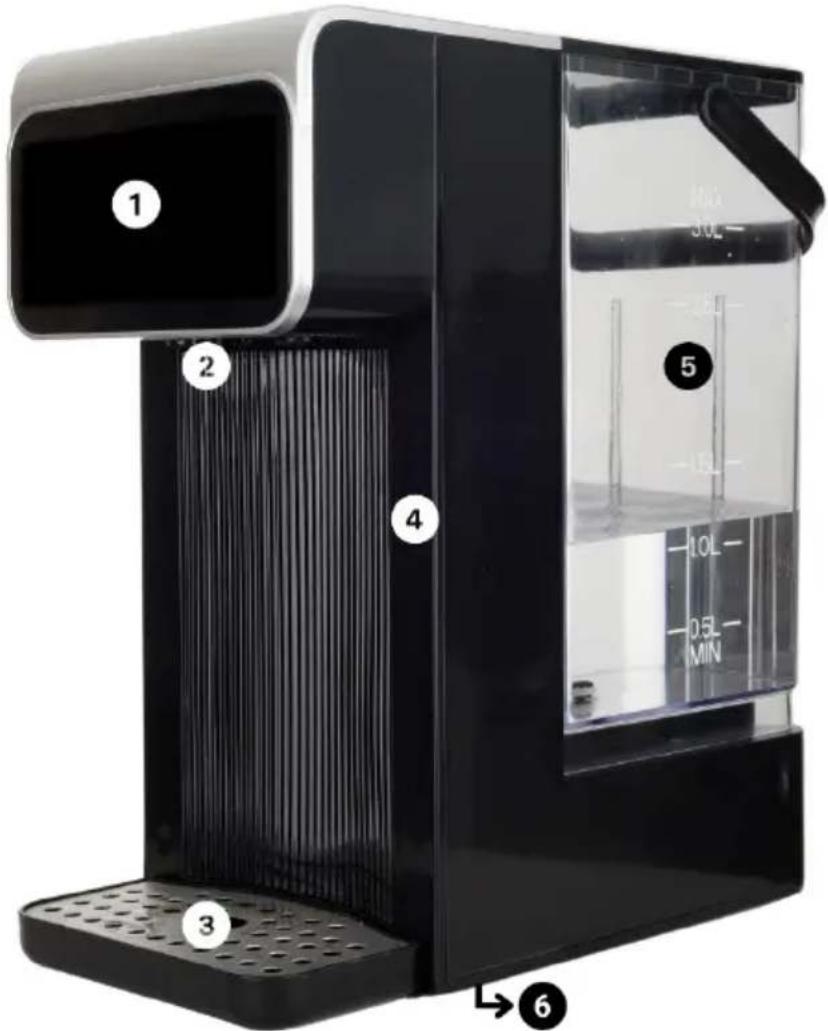 Brentwood KT-2300DBK - PARTES - 1