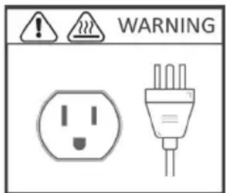 Brentwood HP-3170BK - INSTRUCCIONES DEL CABLE CORTO: - 1