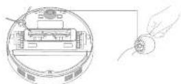 MOVA S10 Plus - Rondomlopend wiel - 1
