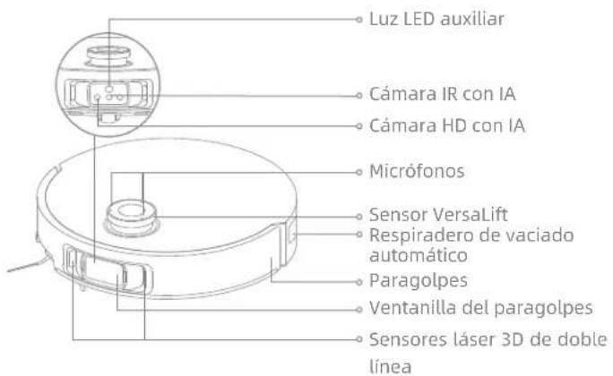 MOVA Z60 Ultra Roller Complete - Robot y sensores - 1