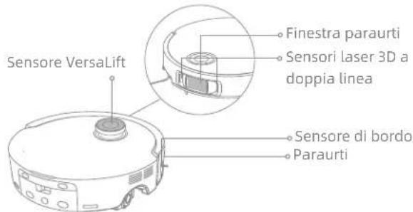 MOVA Z60 Ultra Roller Complete - Sensor del robot - 1