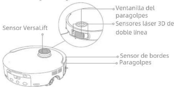 MOVA Z60 Ultra Roller Complete - Sensores del robot - 1