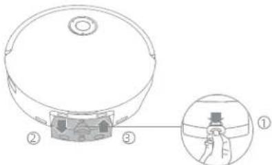 MOVA Z60 Ultra Roller Complete - Deposito de agua usada del robot - 1