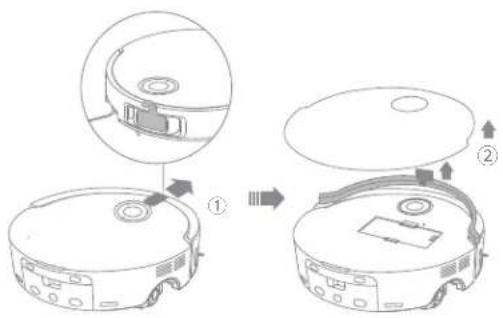 MOVA Z60 Ultra Roller Complete - Roboter-Schutzvorrichtungen entfernen - 1