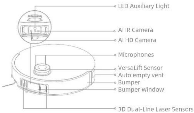 MOVA Z60 Ultra Roller Complete - Robot and Sensors - 1