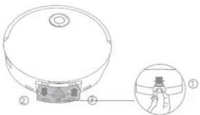 MOVA Z60 Ultra Roller Complete - Schmutzwasserfach des Roboters - 1