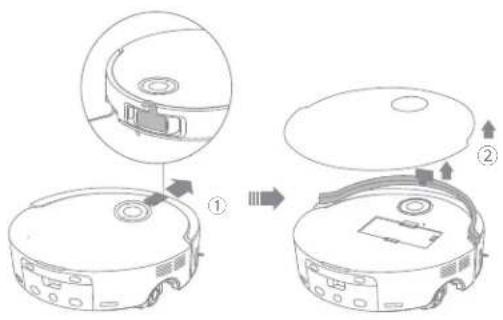 MOVA Z60 Ultra Roller Complete - Retirez les protections du robot - 1