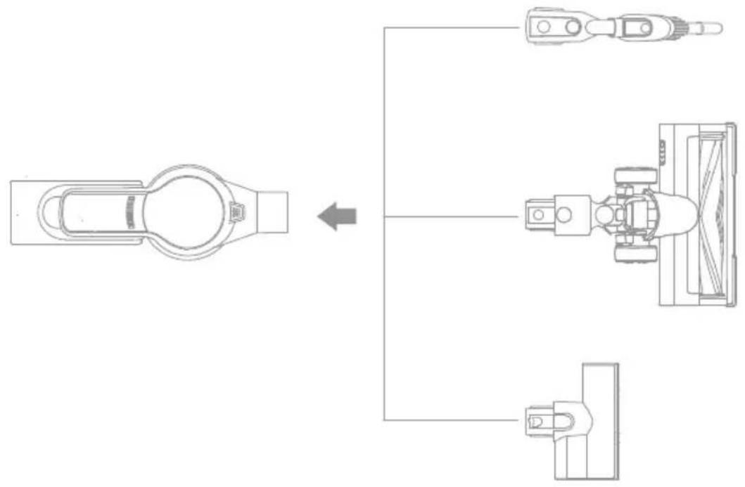 MOVA S2 Detect - Kasutamine vertikaalse tolmuimejana - 2
