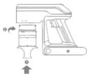 MOVA S2 Detect - Lắp cốc chứa bụi, bộ lọc cửa hút gió và cụm phân tách bụi bằng ống lọc xoáy - 2