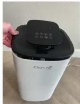 Clean Air Optima CA-808 Smart - Wymiana nawilżacza Silver Ion SI-01: - 1