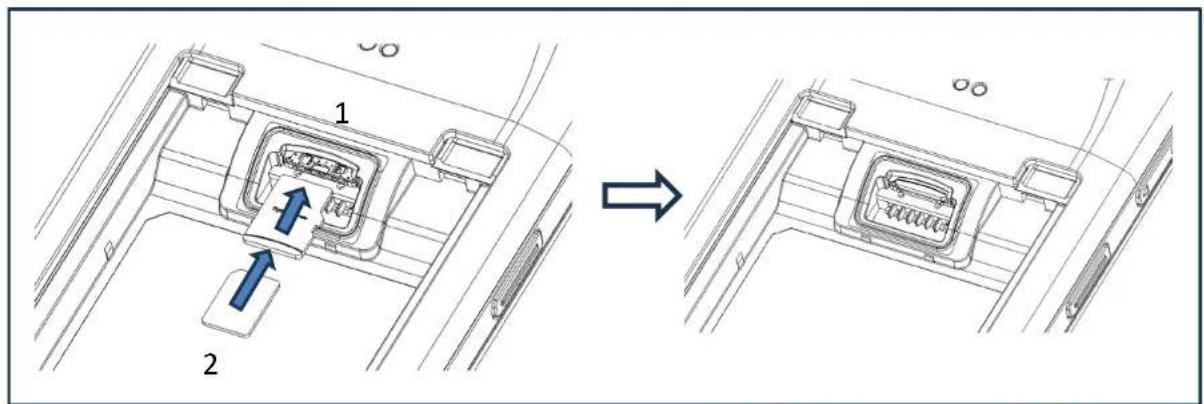 ELO E446755 - Installation d'une carte Micro SD et Nano Sim - 1