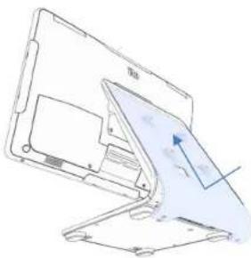 ELO E274321 - 針對I系列3搭載Intel®（有支架）將顯示器調整至合適的位置 - 7