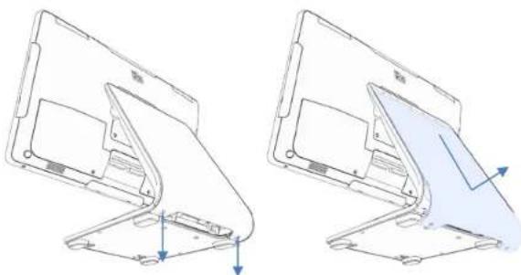 ELO E275889 - Intel® 搭載した I シリーズ 3 (スタンド付き) の顧客向けディスプレイ (CFD) の取り付け - 1