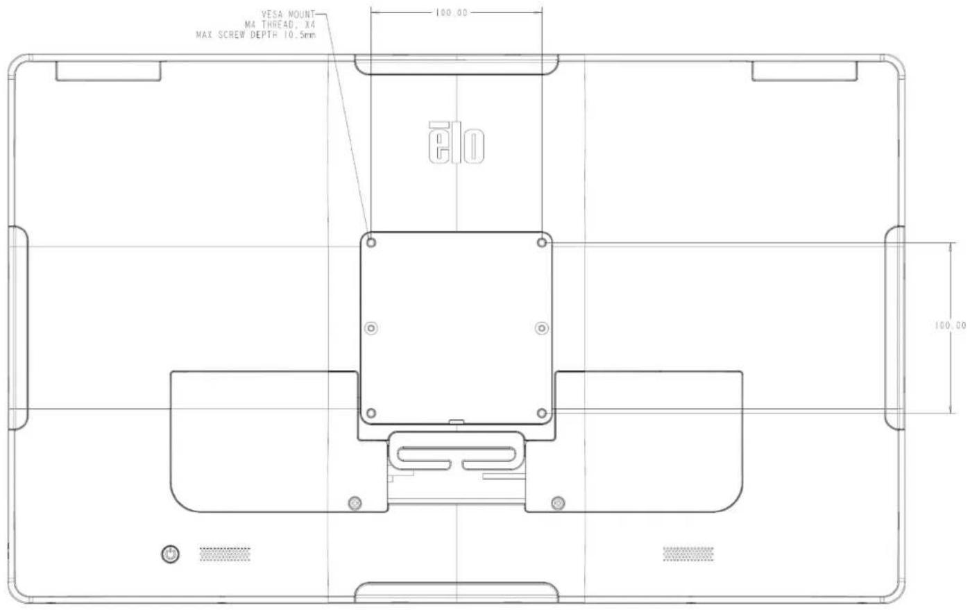 ELO E165135 - 为搭载 Intel® 的 I 系列 3（不带支架）进行后侧 VESA 安装 - 2