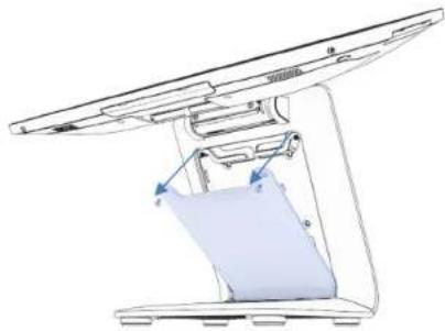 ELO E428081 - Intel® 搭載した I シリーズ 3 (スタンド付き) の顧客向けディスプレイ (CFD) の取り付け - 2
