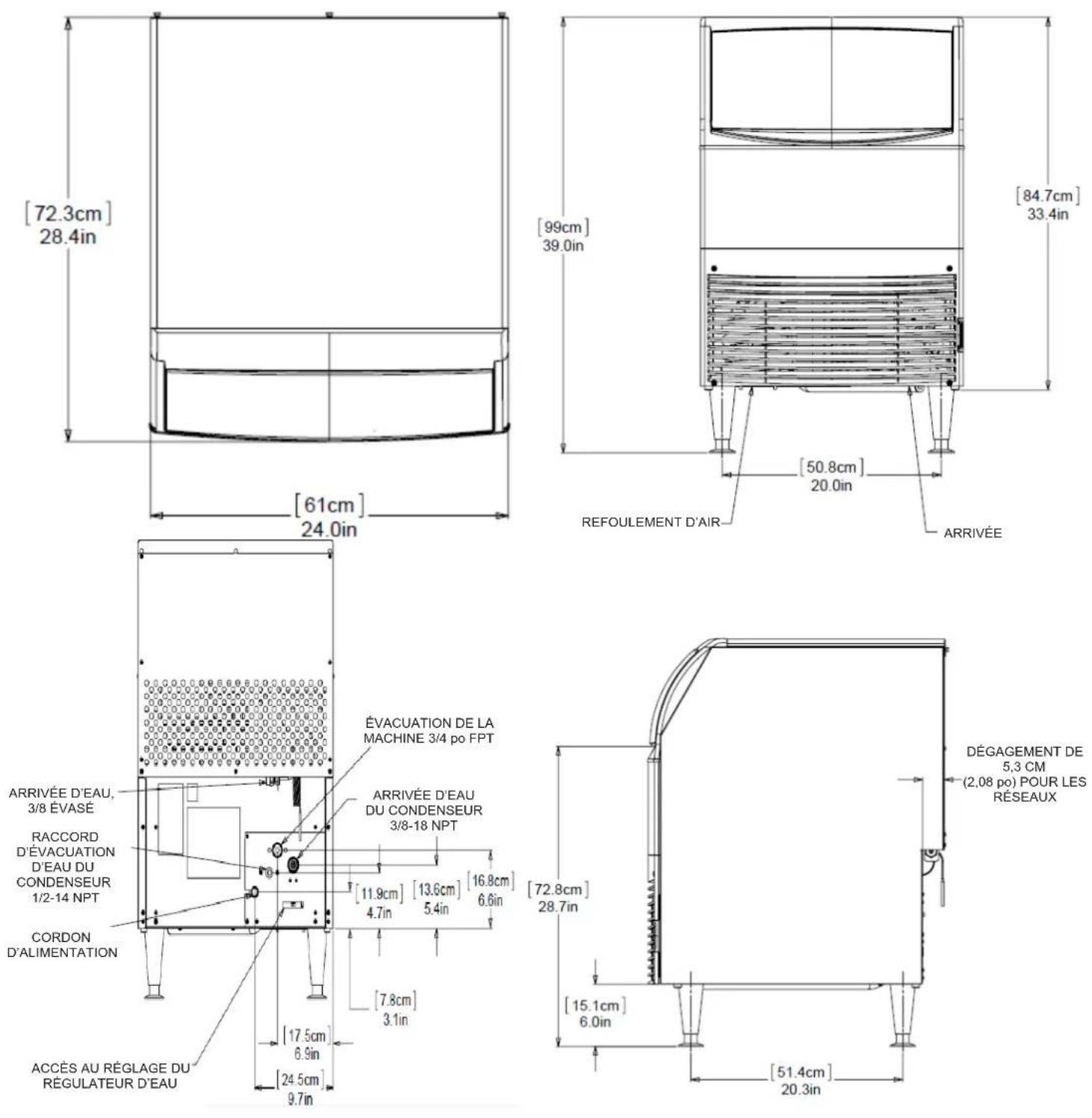 Scotsman UF424X - Informations sur le produit : - 1