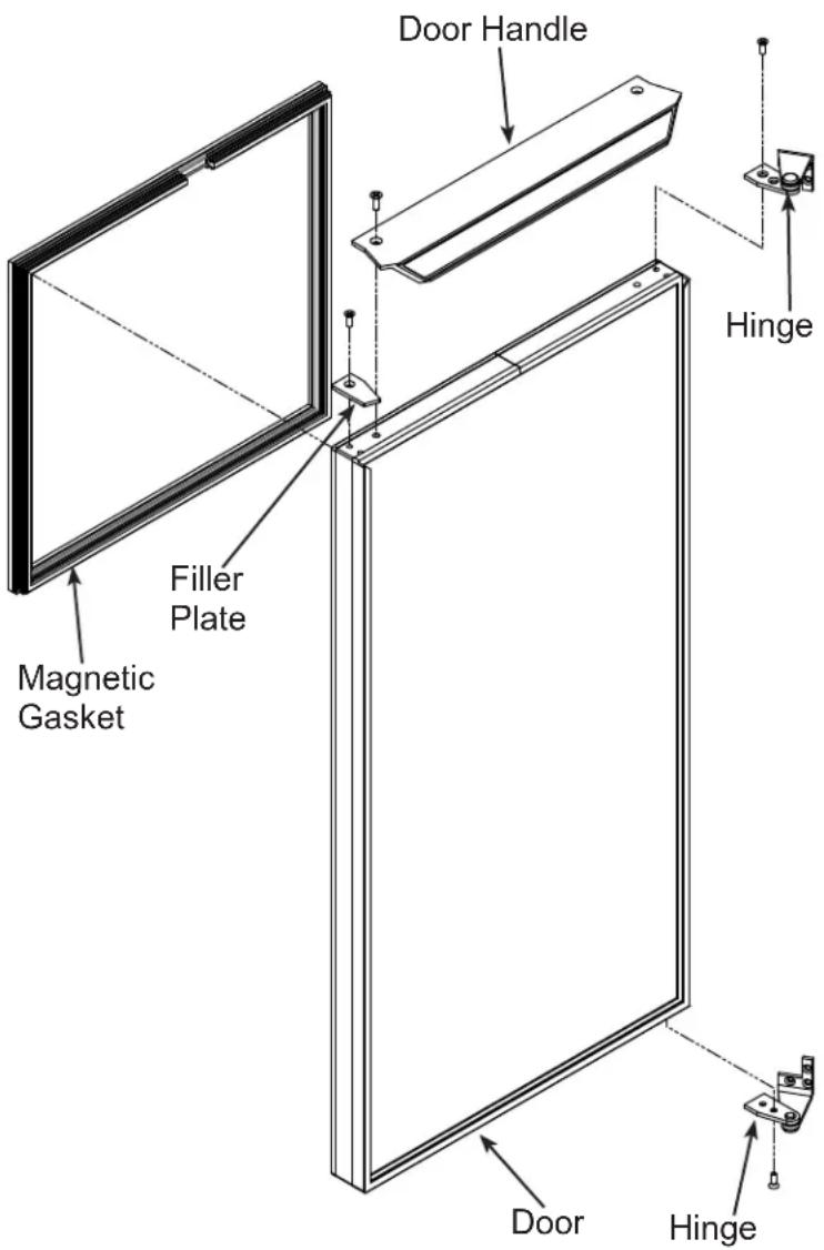 Scotsman DRC033 - Reversing Door Swing: - 1