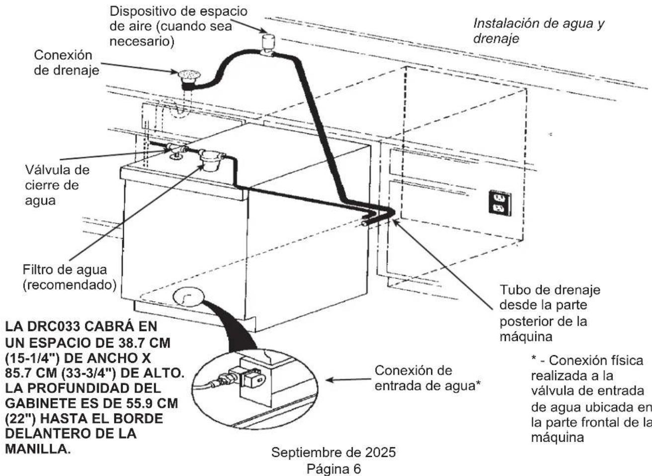 Scotsman DRC033 - TODA LA PLOMERÍA DEBE CUMPLIR CON LOS CÓDIGOS LOCALES - 1