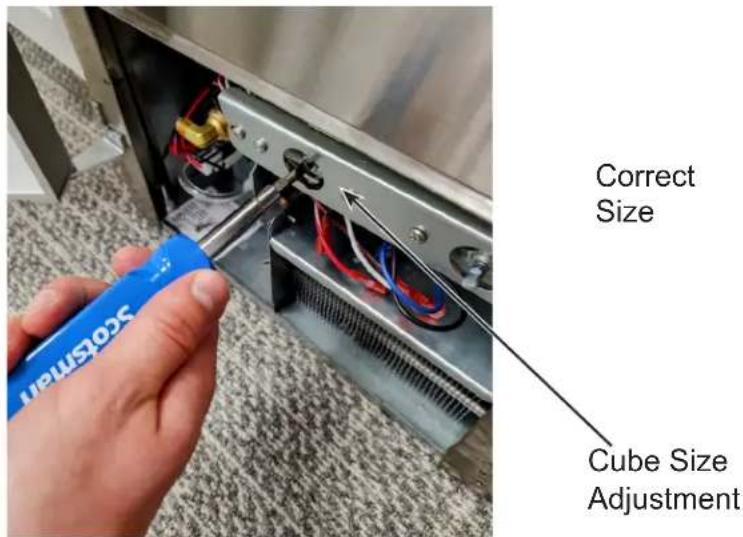 Scotsman DRC033 - Cube Size Control. - 2
