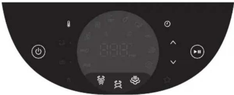 PHILIPS NA547 - Kontrol paneline genel bakış - 1