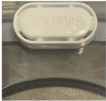 Clean Air Optima CA-806 Smart - Lift the bodyhousing Water tank lid and filter Silver Ion SI-01 - 3
