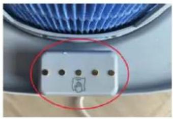 Clean Air Optima CA-806 Smart - Reinigen Sie die Kontaktpunkte. - 1