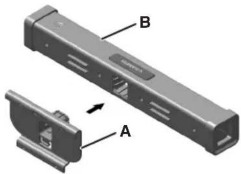 Gladiator GAWU16LSPK - ATTACHING THE LIGHT BAR TO THE UMB - 1