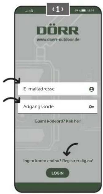 Dörr SnapShot Cloud Mini 4G - Registrer og scan QR-koden - 1