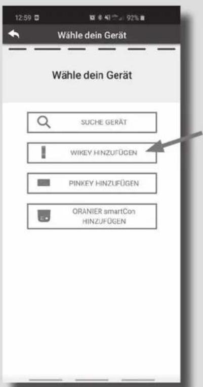 ORANIER Sando 60 II - „WiKey“-Gerätebedienteil anlernen - 3