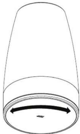 BOSE DesignMax Luna DML88P - Logo- og gitterjustering - 1