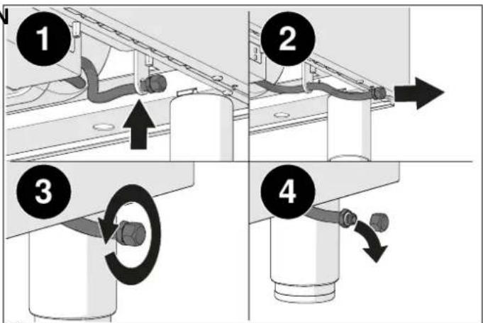 BERTAZZONI MASCH94I1EXT - WATER SPILL TRAY IN HOOD EXTRACTION COMPARTMENT - 2