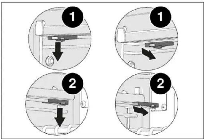 BERTAZZONI MASCH94I1EXT - FITTING AND REMOVING THE TELESCOPIC RUNNERS - 2