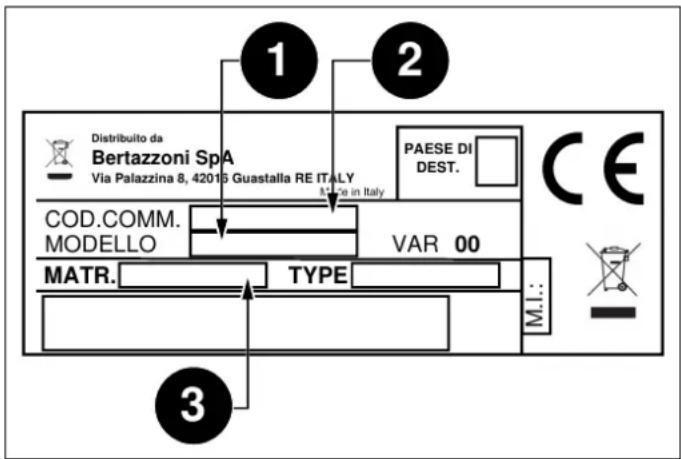 BERTAZZONI MAS125I2EXT - NOTA - 1