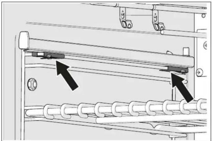 BERTAZZONI MAS125I2EXT - MONTAGGIO E SMONTAGGIO DELLE GUIDERIMOZIONE DEL RIVESTIMENTO INTERNO TELESCOPICHE SUPERIORE - 1