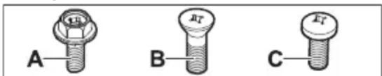 A B C