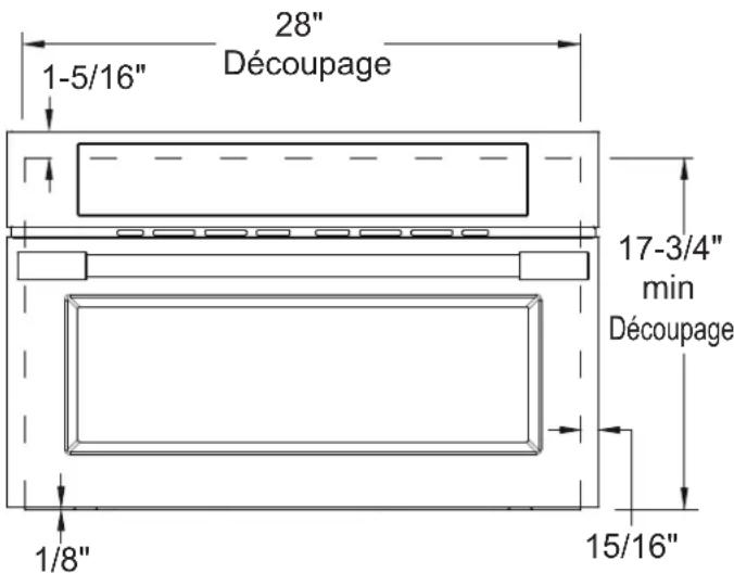 FRIGIDAIRE PMBD3081SS - Superposition minimale découpée - 1