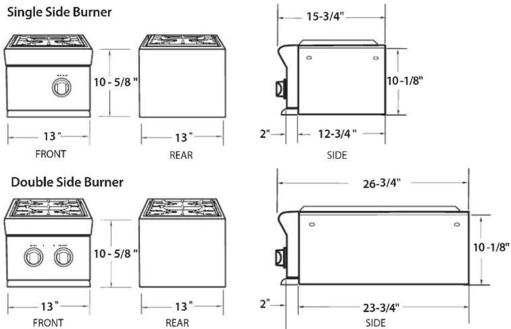 Fisher & Paykel BGC132-BI-N - INSTALLATION OF SIDE BURNER ONTO 30" CART (BGC 131/132 MODELS ONLY) - 1