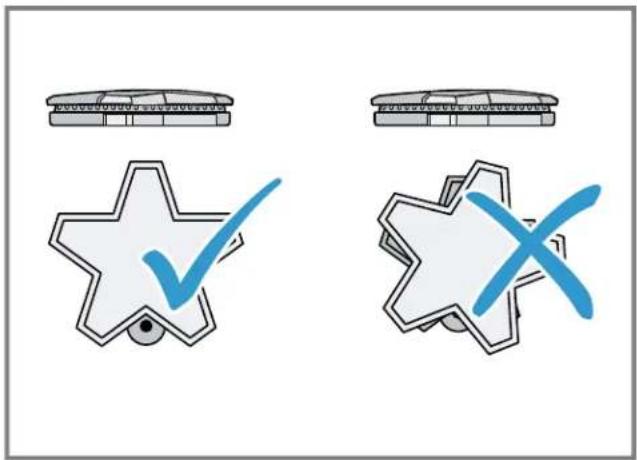THERMADOR Pro Harmony PRD486WDHC - Placing the burner caps - 2