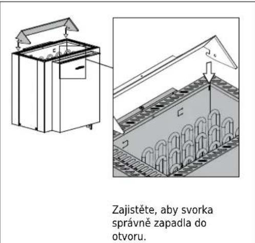 HARVIA Qubic Combi HBQ604SM - Instalace kamen do vyklenku - 4