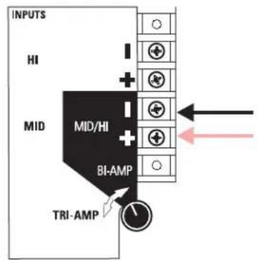 QSC MH1075C - BI-AMP / TRI-AMP Operating Mode Selection - 1