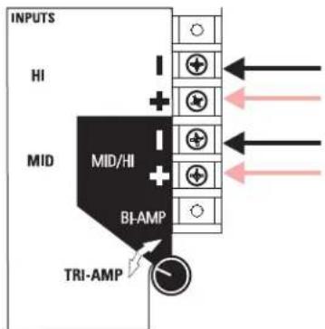 QSC MH1075C - BI-AMP / TRI-AMP Operating Mode Selection - 2