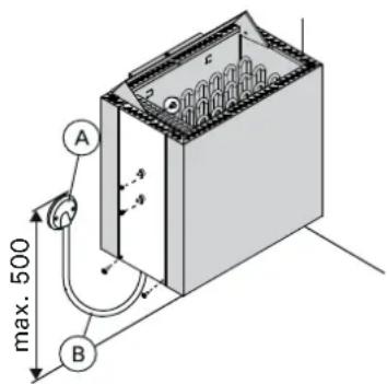 HARVIA Qubic HBQ804M - Podłaczenia elektryczne - 1