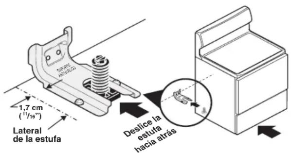 FRIGIDAIRE GCFG3070SS - Instrucciones de instalación del soporte antivuelco - 4