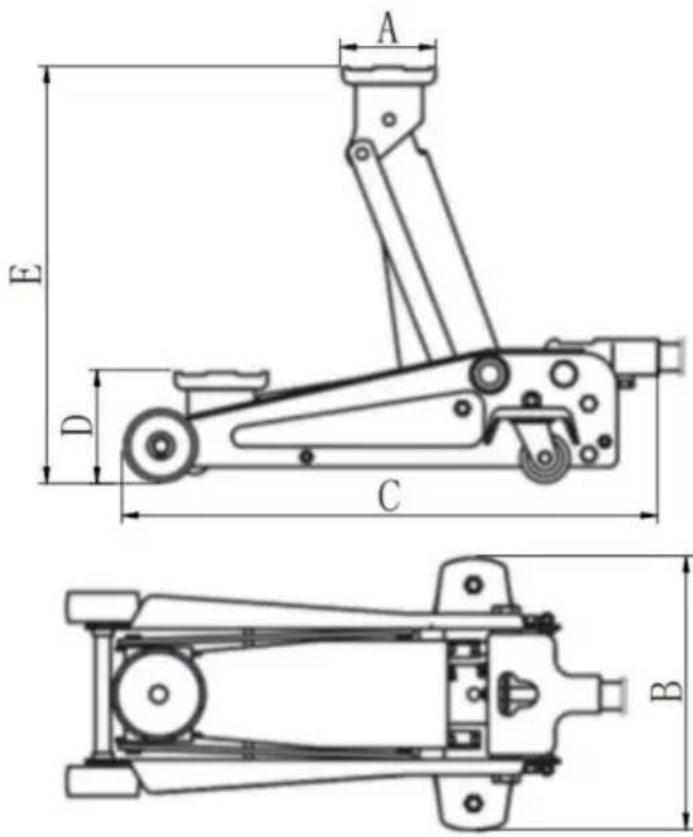 Vevor LD100A-030-00 - TECHNISCHE SPECIFICATIE - 1